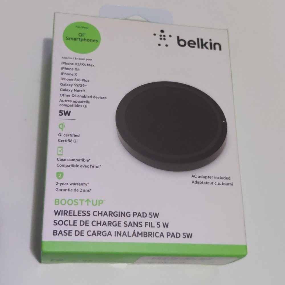 Belkin Boost Up‎ Wireless Charging Pad 5W Qi Wireless Charger for iPhone Samsung